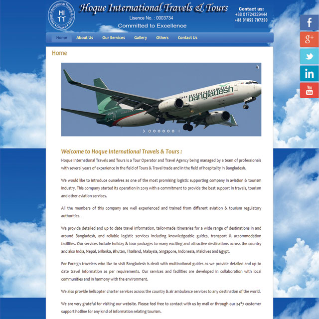 Tours & Travels Website Design
