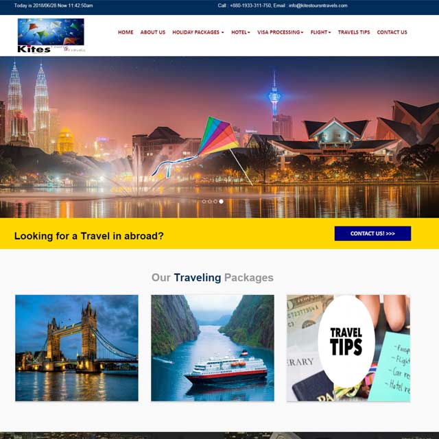 Tours & Travels Website