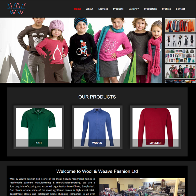 Garments Buying House Website